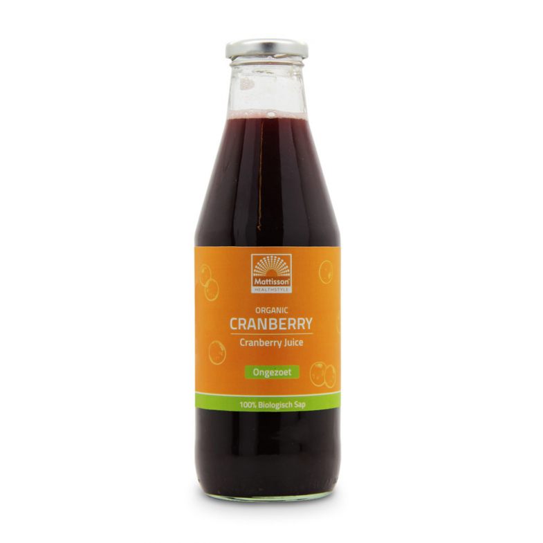 Cranberry Sap Ongezoet Biologisch | Mattisson