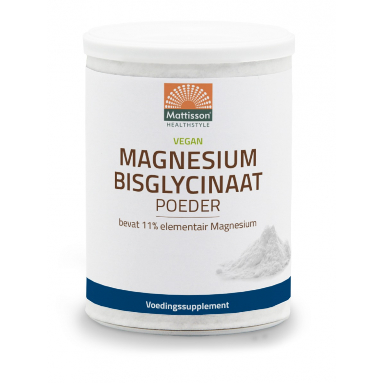 Wees Zonnig Susteen Magnesium Bisglycinaat poeder kopen? | Mattisson
